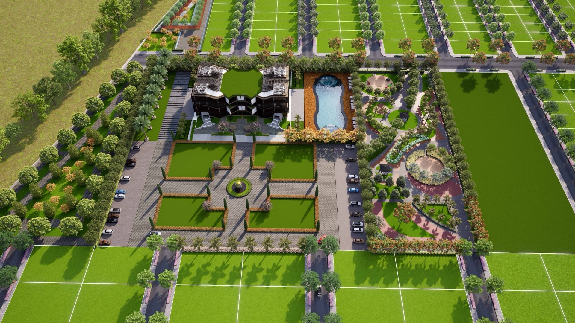 75,000 sft clubhouse